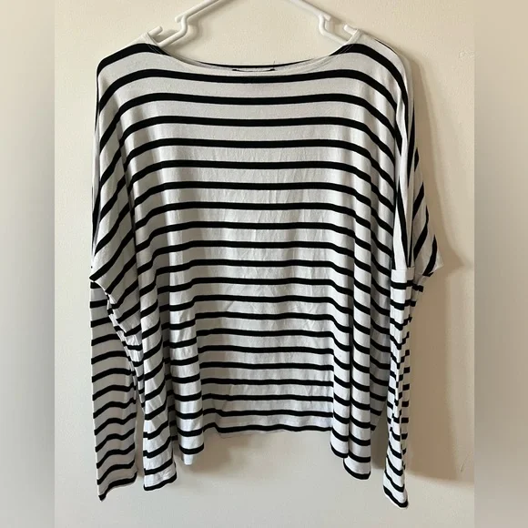 Hatch long sleeve stripe tee size 0 - Picture 2 of 4